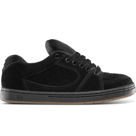 Accel Black – Low-Top Skate Shoe | éS Skateboarding Low-Top Shoe eS Footwear Sneakers Skate Style OG Premium