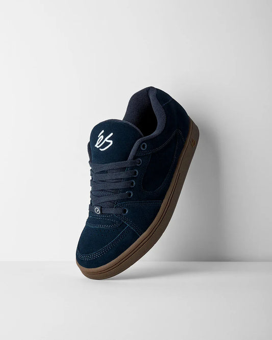 Accel Skate Shoes in Navy, Gum | éS Skateboarding eS Footwear Sneakers Skate Style OG Premium