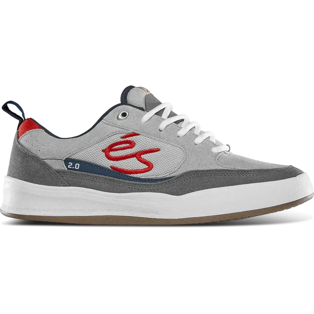 Swift 2.0 Low-Top Shoe Grey on Grey | éS Skateboarding Low-Top Shoe Es Footwear Sneakers Skate Style OG Premium