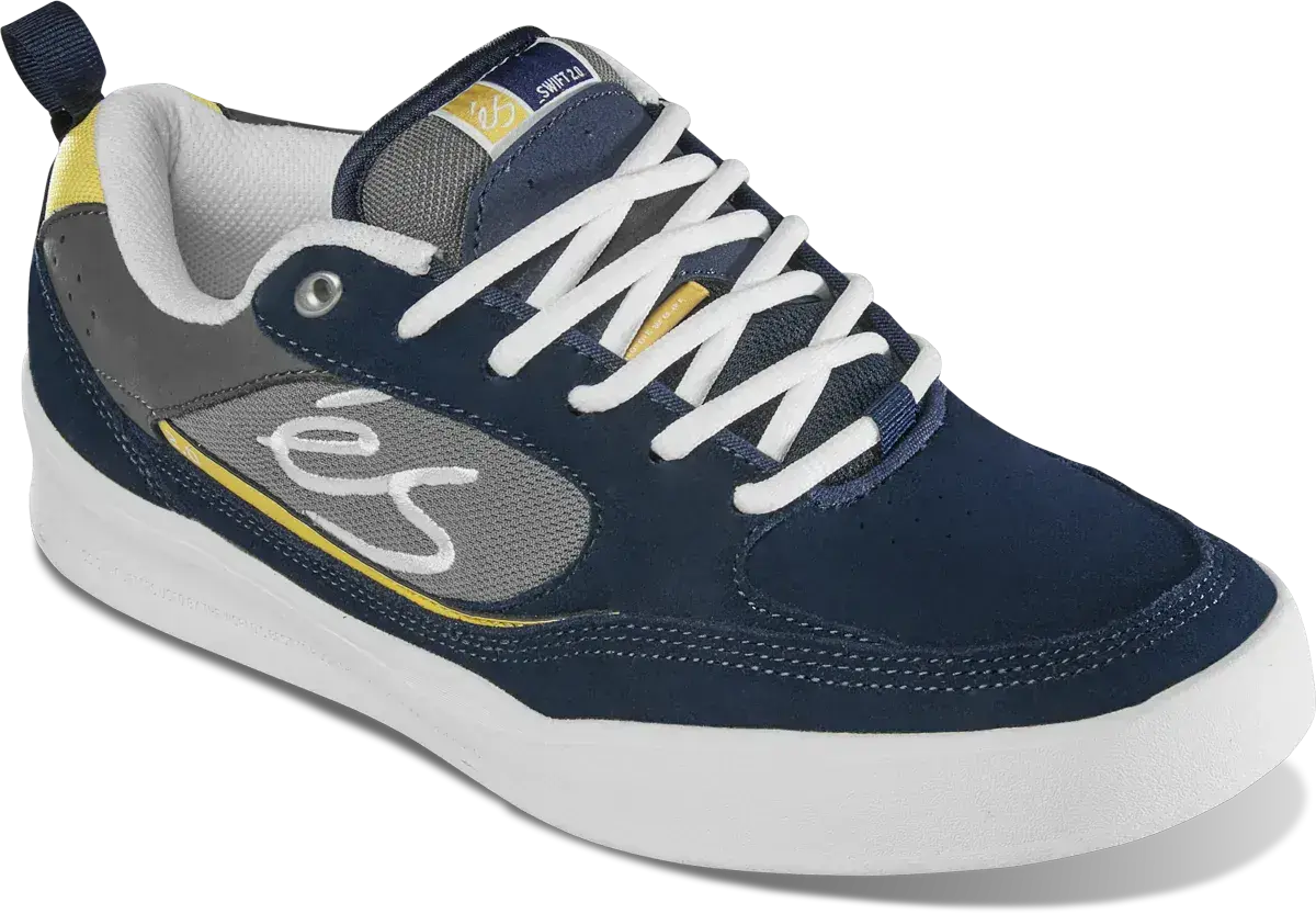 Swift 2.0 Low-Top Shoe Navy/Grey/White | éS Skateboarding