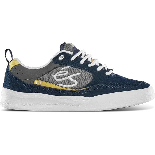 Swift 2.0 Low-Top Shoe Navy/Grey/White | éS Skateboarding