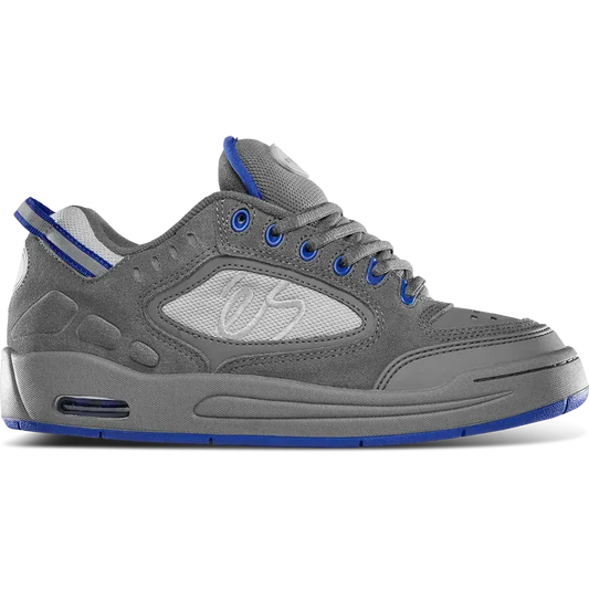 Creager Low-Top Shoe Grey/Royal Suede | éS Skateboarding Low-Top Shoe Es Footwear Sneakers Skate Style OG Premium