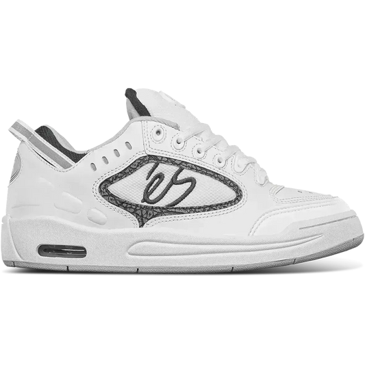 Creager Low-Top Shoe White/Grey/Black | éS Skateboarding Low-Top Shoe Es Footwear Sneakers Skate Style OG Premium