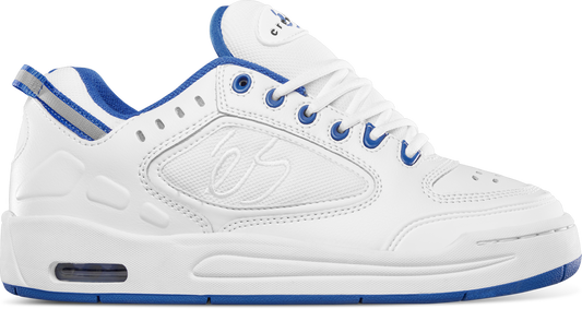 creager - skate shoes - white/blue - esskateboarding