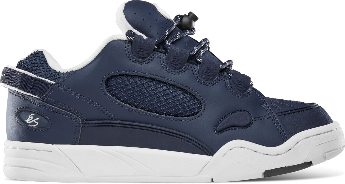 Muska navy/white - skate shoes | éS Skateboarding