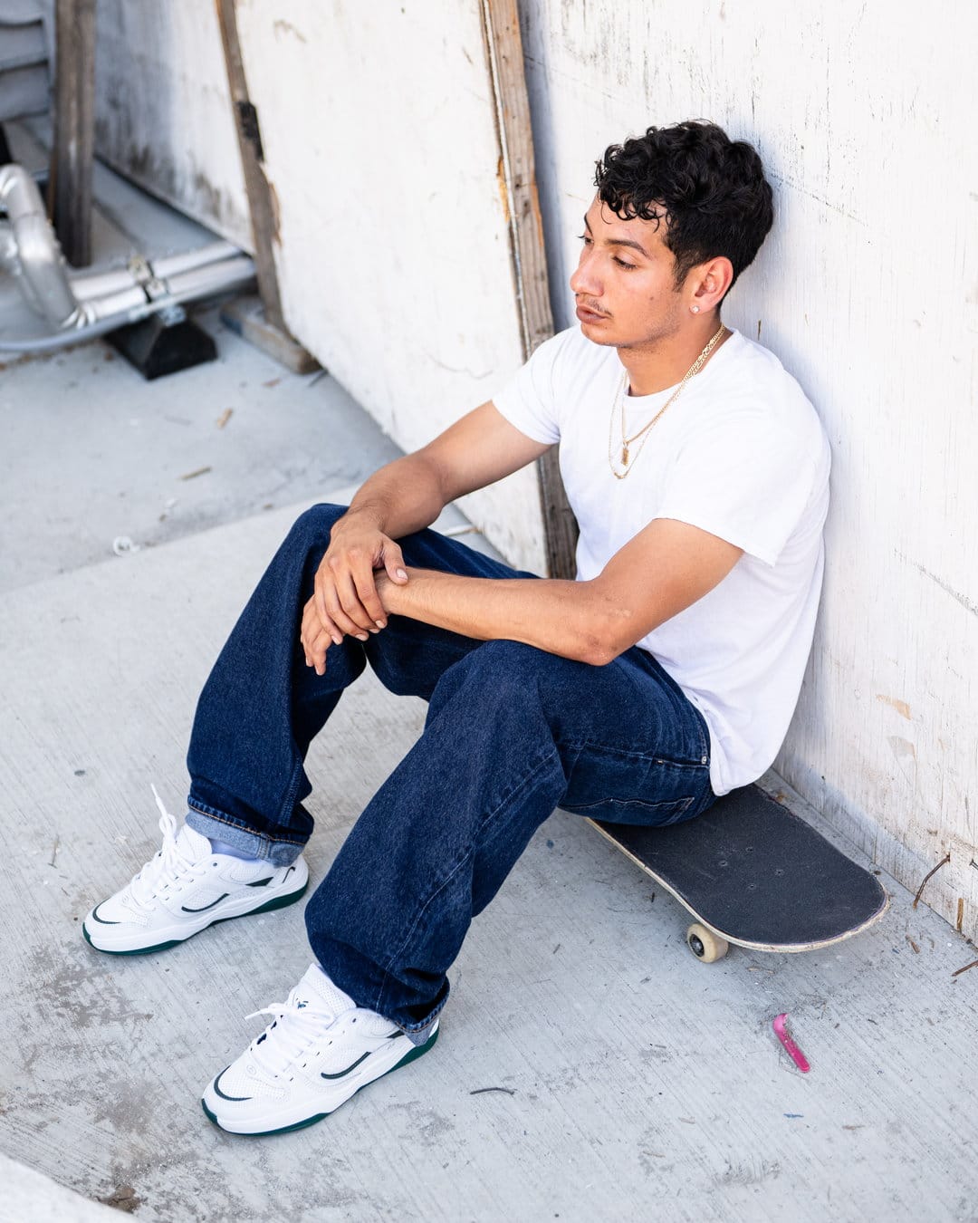 Tj Rogers Skate Shoes in White, Green | éS Skateboarding eS Footwear Sneakers Skate Style OG Premium