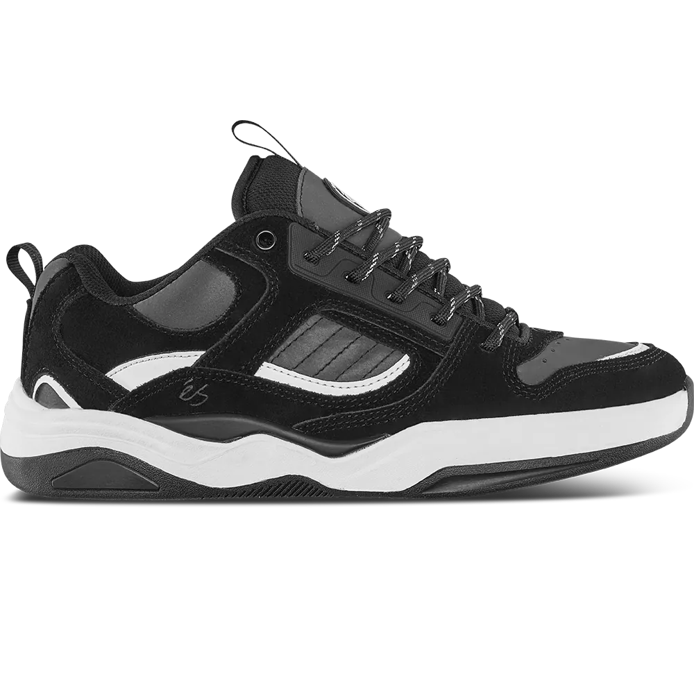 TJ Rogers x SK8MAFIA – Black Skate Shoes | éS Skateboarding eS Footwear Sneakers Skate Style OG Premium