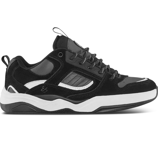 TJ Rogers x SK8MAFIA – Black Skate Shoes | éS Skateboarding eS Footwear Sneakers Skate Style OG Premium