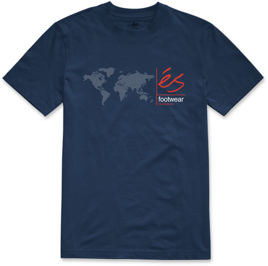 digi map tee - shirts & tops - navy - esskateboarding