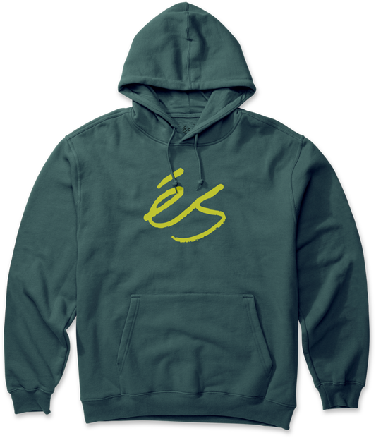 script pullover - shirts & tops - hunter green - esskateboarding