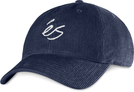 Mini Script Corduroy Strapback Hat