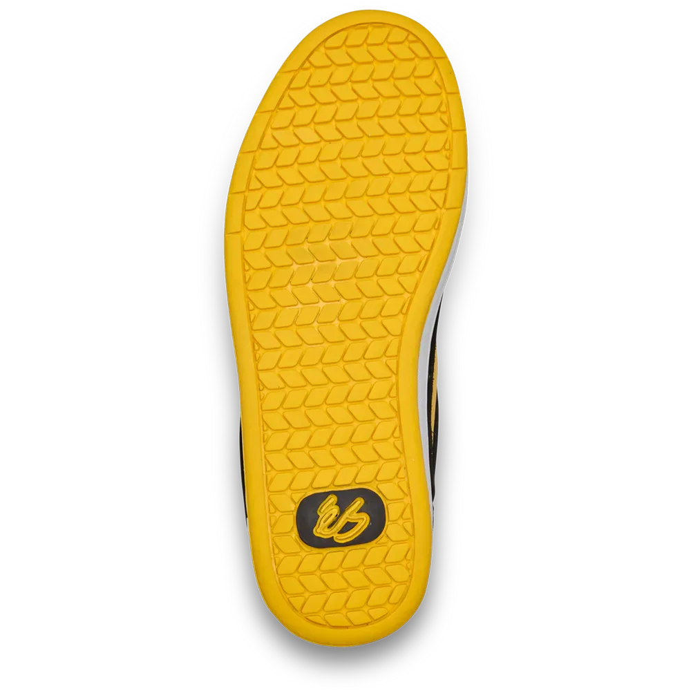 Accel Skate Shoes in Black, Yellow | éS Skateboarding eS Footwear Sneakers Skate Style OG Premium