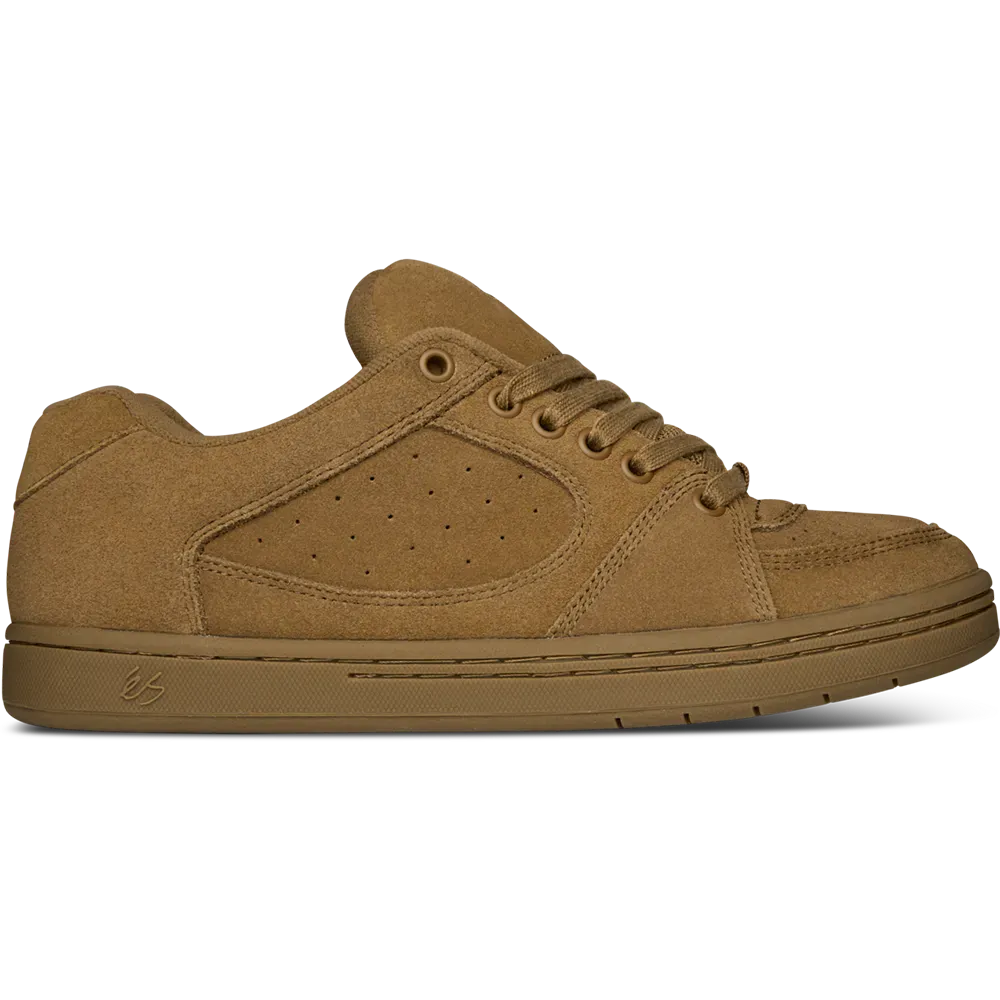 Accel Skate Shoes in Brown, Gum | éS Skateboarding eS Footwear Sneakers Skate Style OG Premium