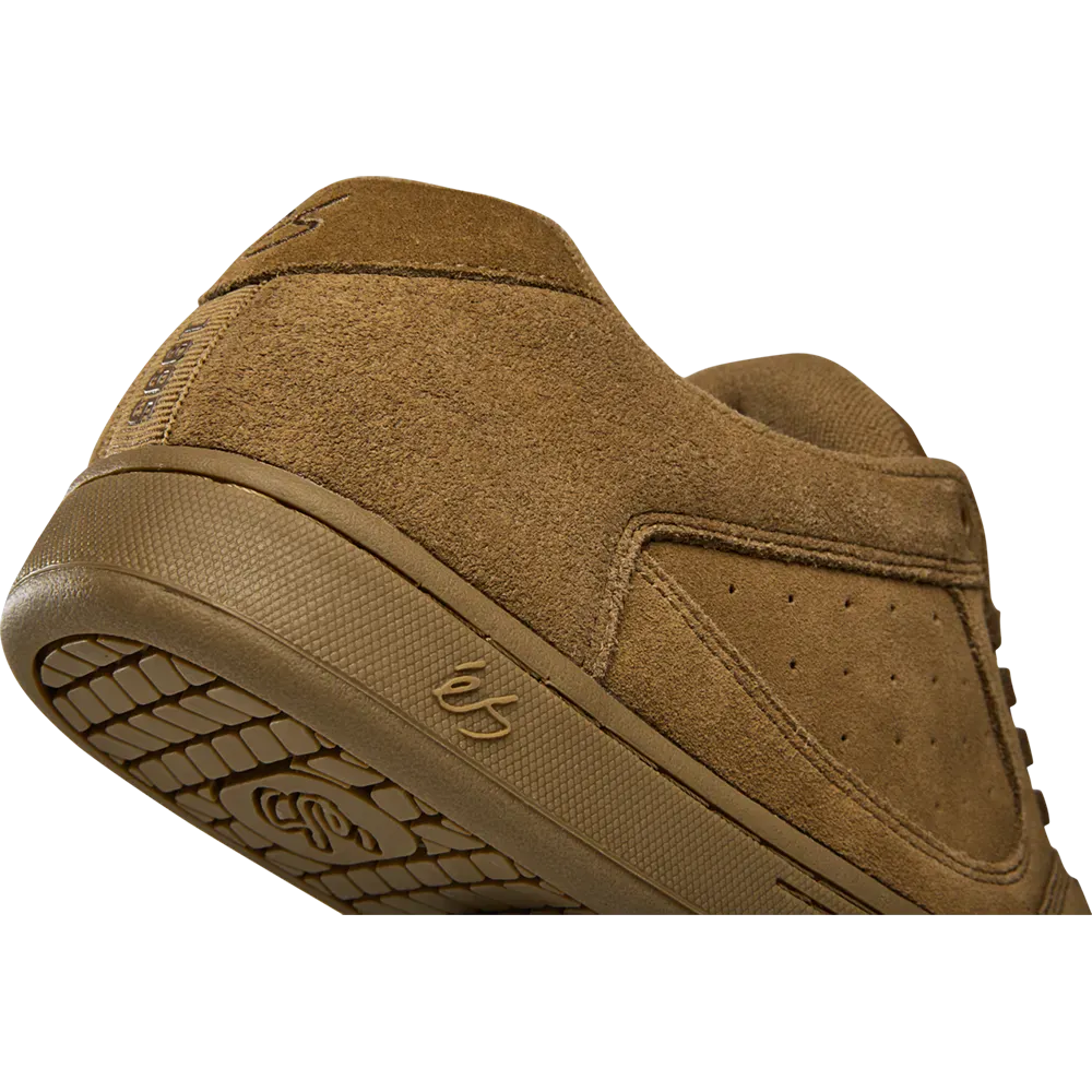 Accel Skate Shoes in Brown, Gum | éS Skateboarding eS Footwear Sneakers Skate Style OG Premium