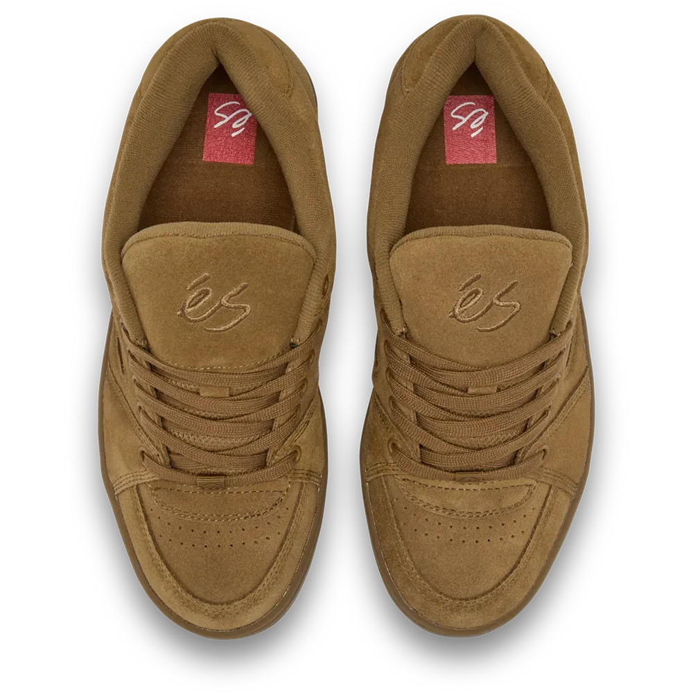 Accel Skate Shoes in Brown, Gum | éS Skateboarding eS Footwear Sneakers Skate Style OG Premium