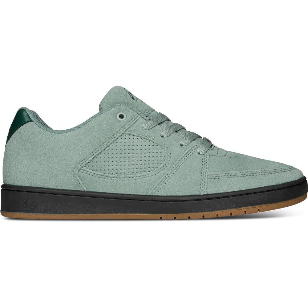 Accel Slim  Skate Shoes in Green, Black | éS Skateboarding eS Footwear Sneakers Skate Style OG Premium