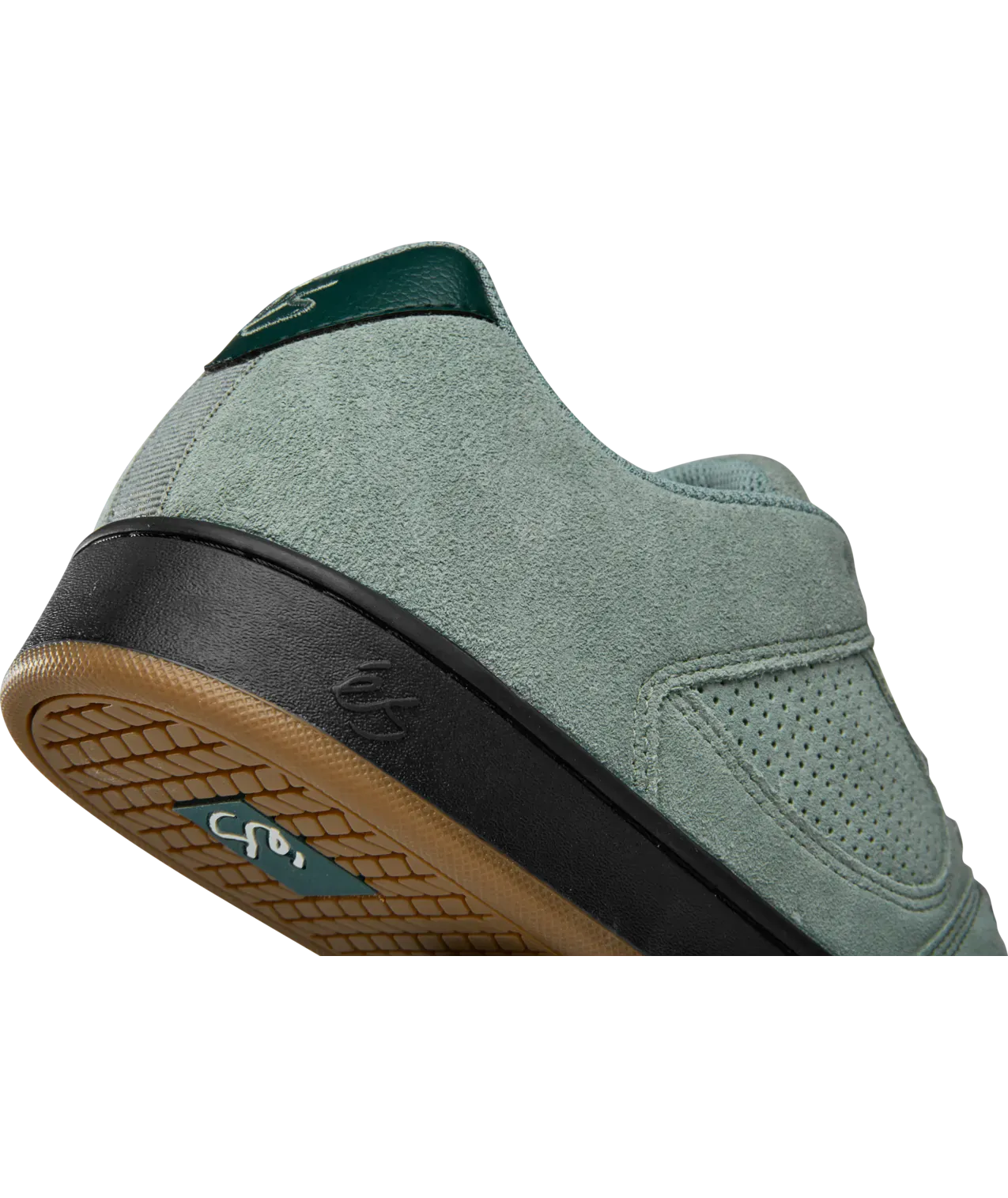 Accel Slim  Skate Shoes in Green, Black | éS Skateboarding eS Footwear Sneakers Skate Style OG Premium