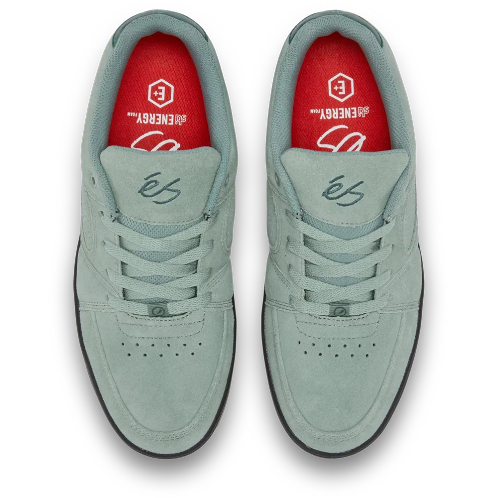 Accel Slim  Skate Shoes in Green, Black | éS Skateboarding eS Footwear Sneakers Skate Style OG Premium
