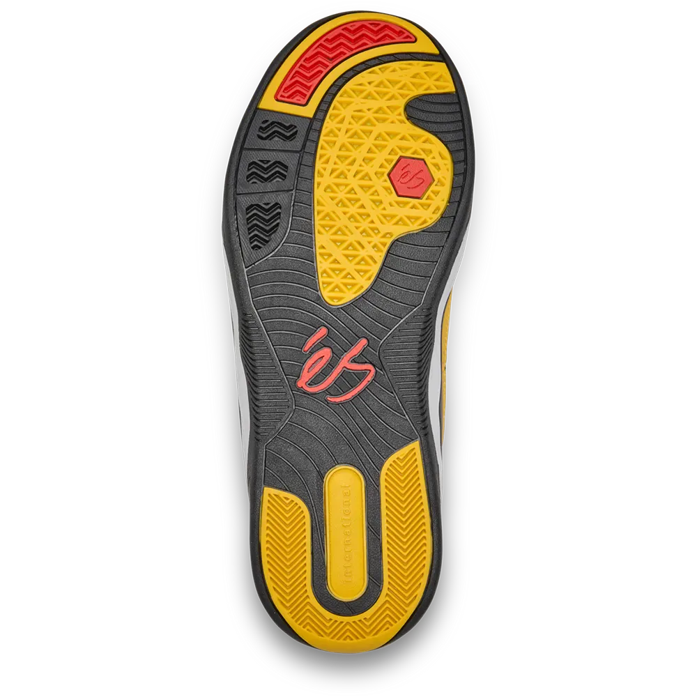 Imprint skate shoes in Black and Yellow | éS Skateboarding eS Footwear Sneakers Skate Style OG Premium