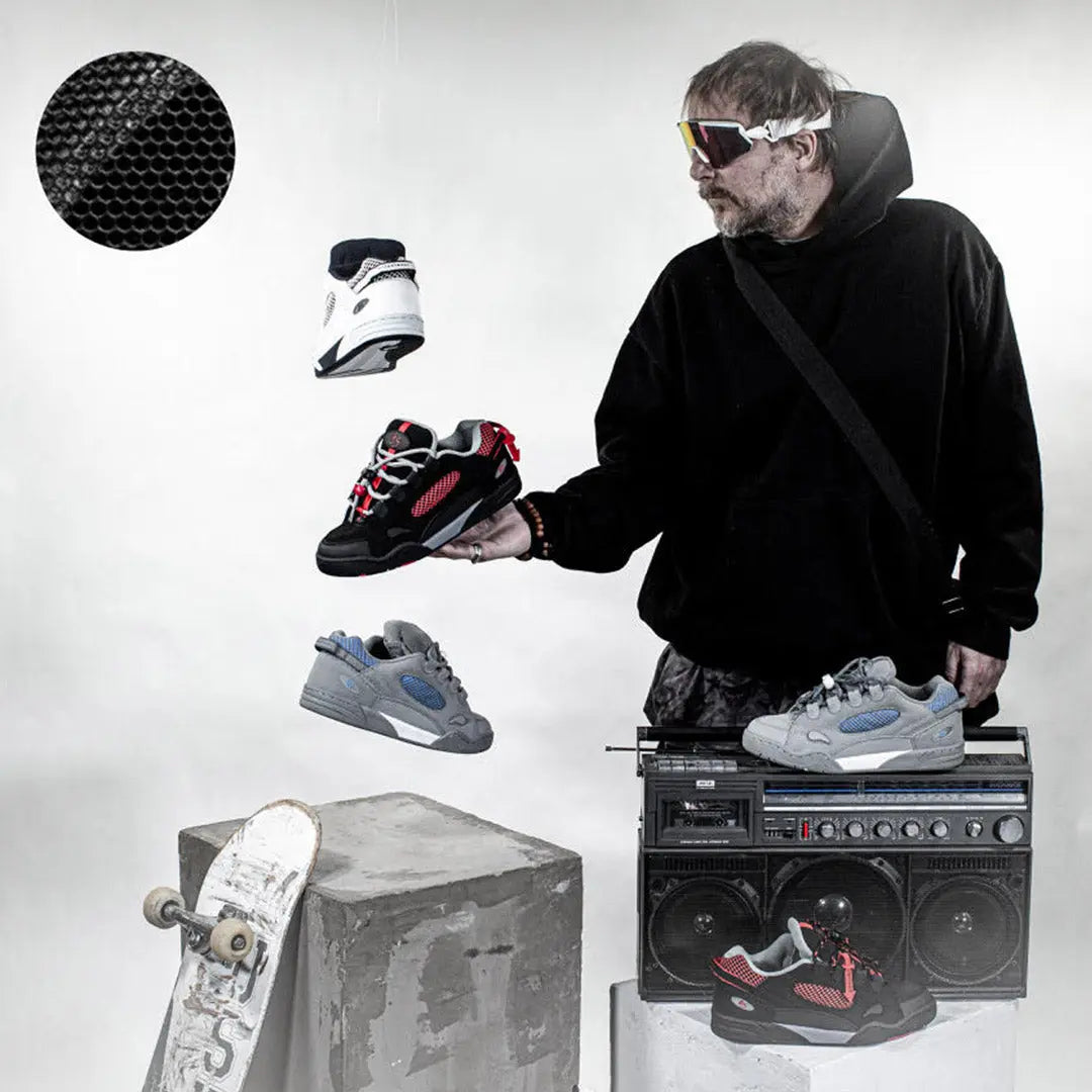 Muska Skate Shoes | éS Skateboarding Low-Top Shoe eS Footwear Sneakers Skate Style OG Premium