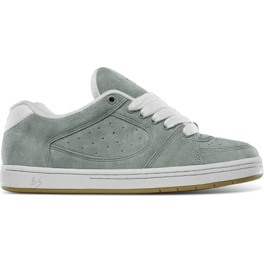 Accel Skate Shoe Sage Suede | éS Skateboarding
