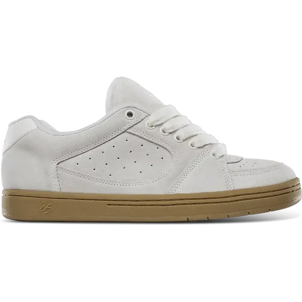 es skateboarding accel og ホワイト　エス　スケシュー Accel Skate Shoe Suede | éS Skateboarding