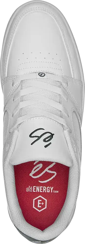 Accel Slim White/Green Skate Shoe | éS Skateboarding