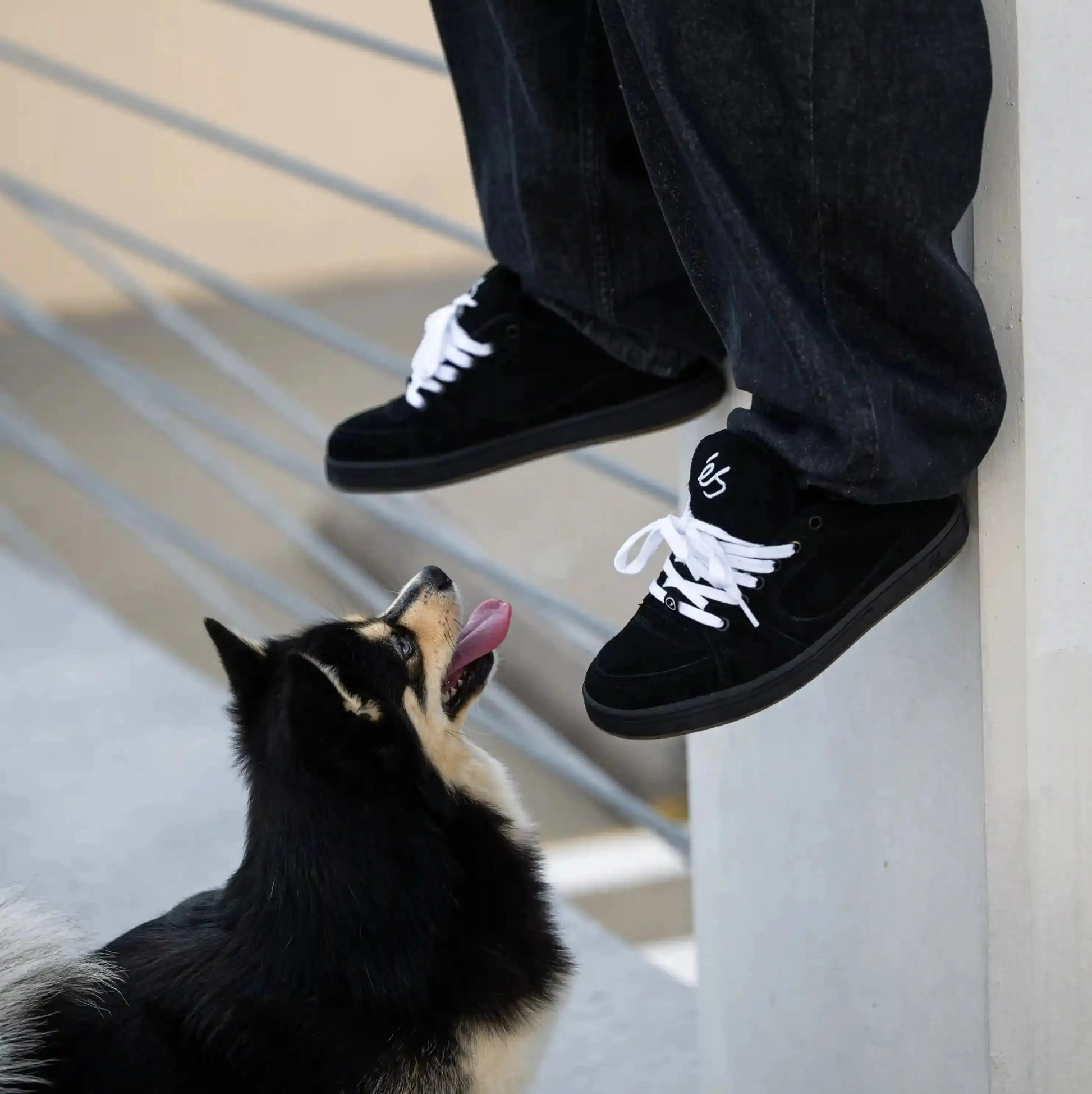 Accel Black – Low-Top Skate Shoe | éS Skateboarding Accel Black – Low-Top Skate Shoe | éS Skateboarding