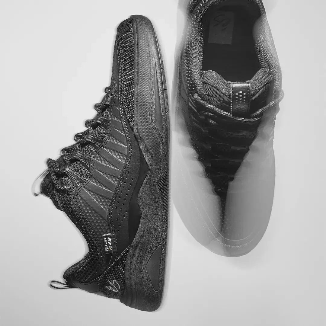 Imprint X Kevlar Black Skate Shoe | éS Skateboarding Low-Top Shoe Es Footwear Sneakers Skate Style OG Premium