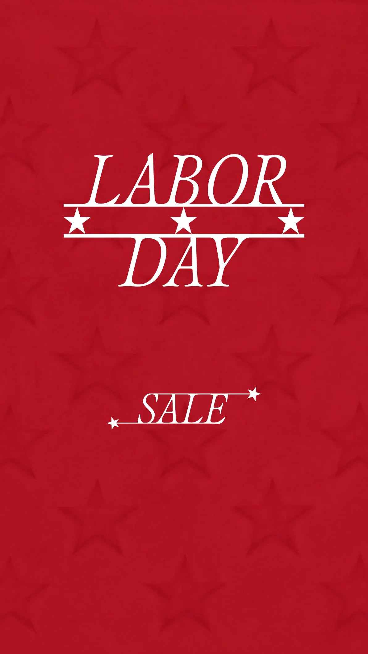 Labor Day Sale