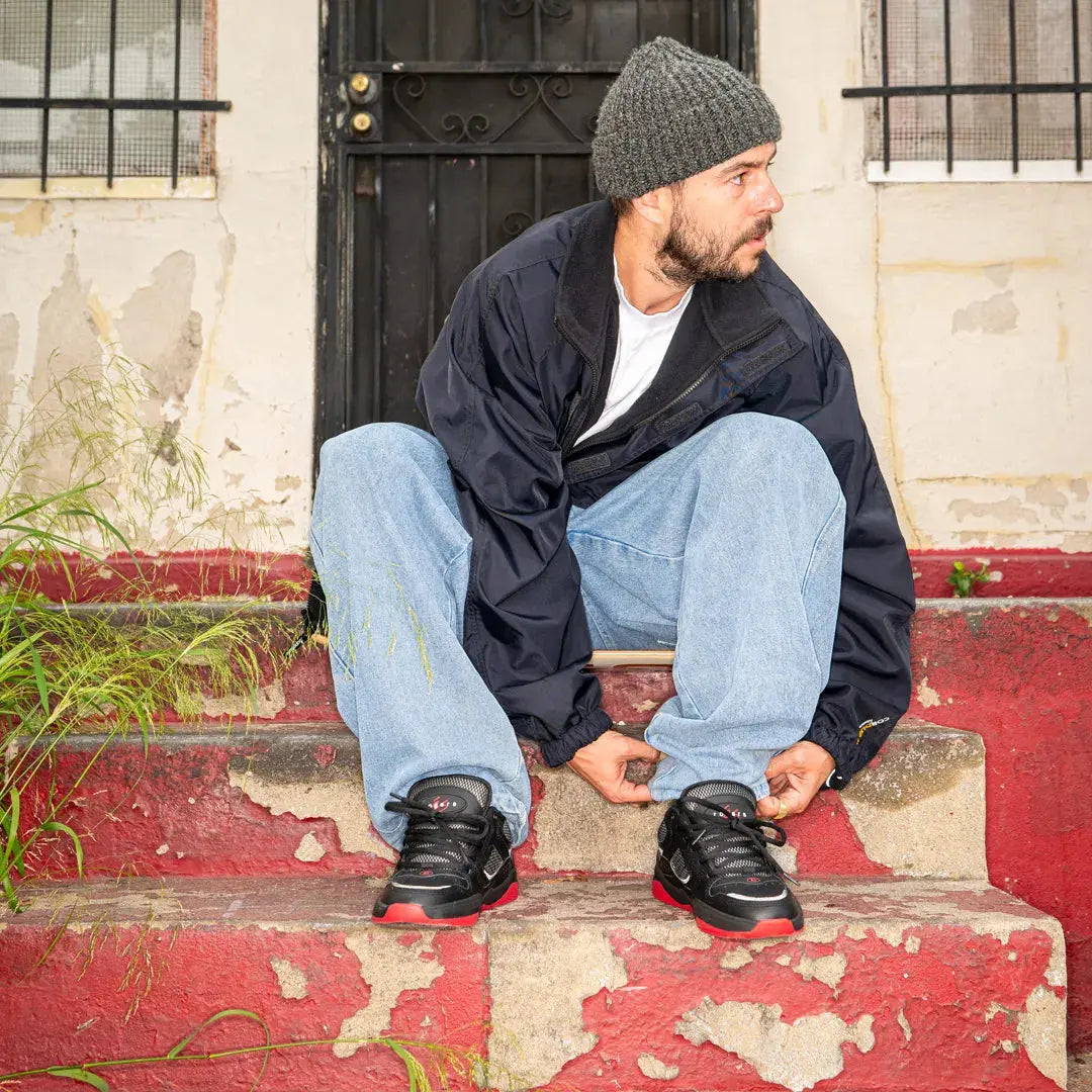 TJ Rogers Black/Red – Low-Top Shoe | éS Skateboarding Low-Top Shoe Es Footwear Sneakers Skate Style OG Premium