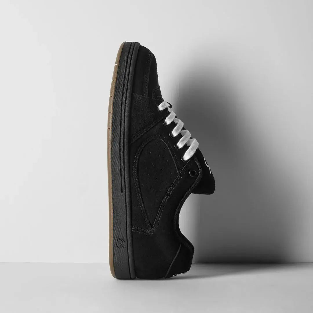 Accel Black – Low-Top Skate Shoe | éS Skateboarding Low-Top Shoe Es Footwear Sneakers Skate Style OG Premium