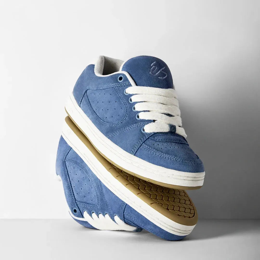 Accel Blue – Low-Top Skate Shoe | éS Skateboarding Low-Top Shoe Es Footwear Sneakers Skate Style OG Premium