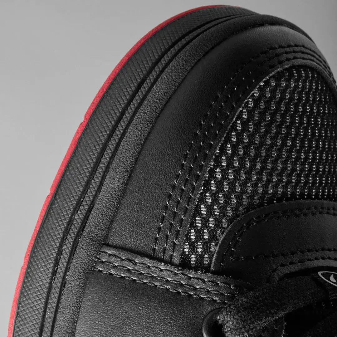 Accel Black/Black/Red – Skate Shoe | éS Skateboarding Low-Top Shoe Es Footwear Sneakers Skate Style OG Premium