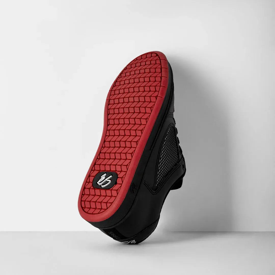 Accel Black/Black/Red – Skate Shoe | éS Skateboarding Low-Top Shoe Es Footwear Sneakers Skate Style OG Premium