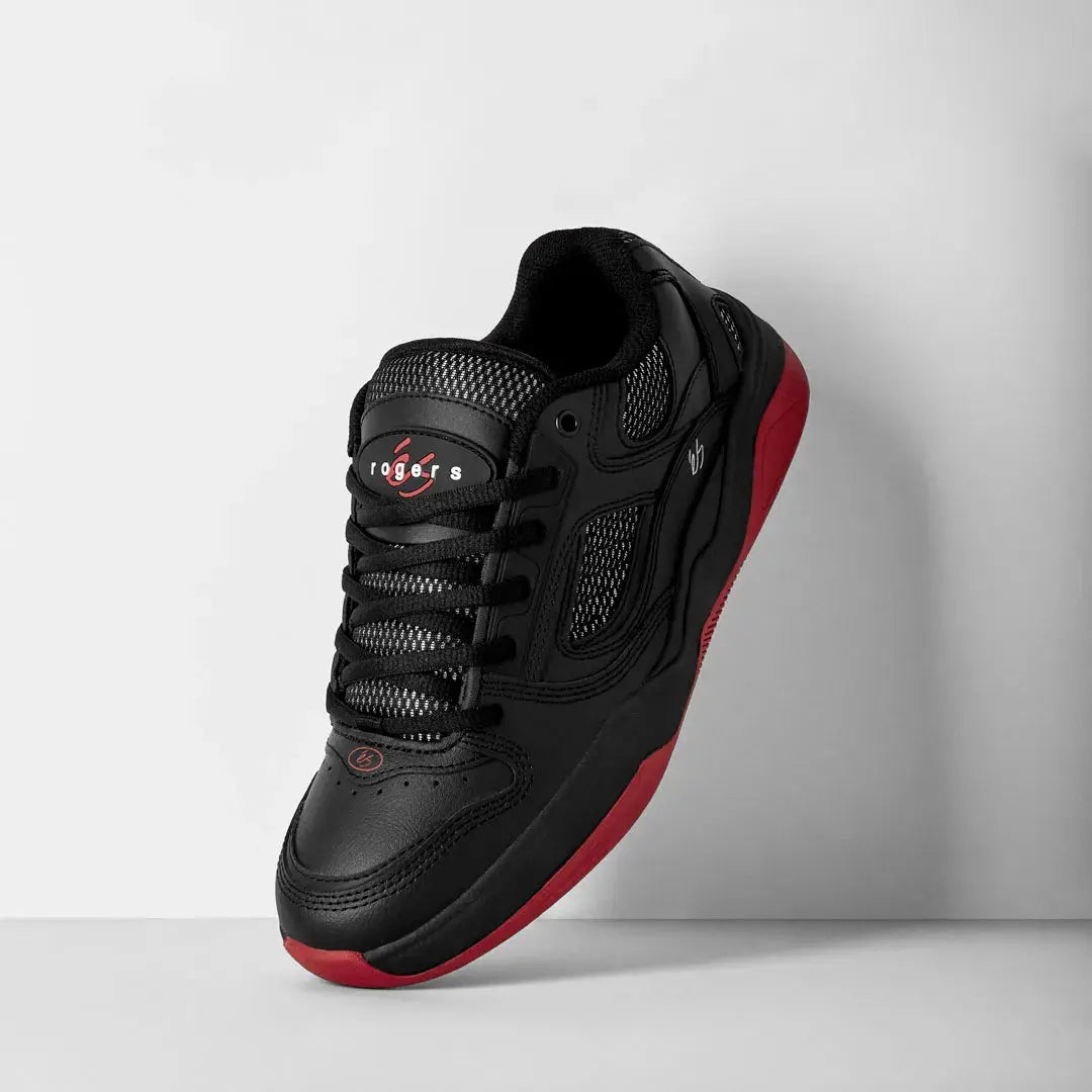 TJ Rogers Black/Red – Low-Top Shoe | éS Skateboarding Low-Top Shoe Es Footwear Sneakers Skate Style OG Premium
