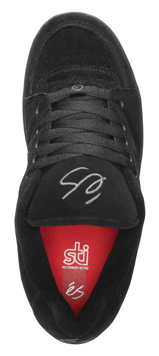 Accel OG Black – Low-Top Skate Shoe | éS Skateboarding Accel OG Black – Low-Top Skate Shoe | éS Skateboarding