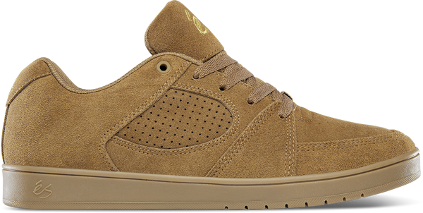 Accel Slim brown/gum - skate shoes | éS skateboarding