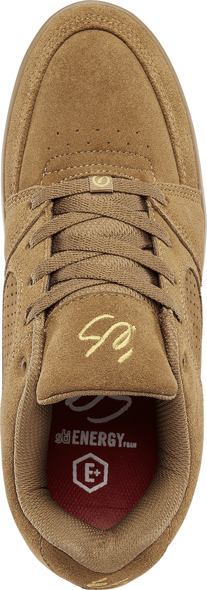 Accel Slim brown/gum - skate shoes | éS skateboarding – éS