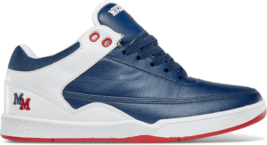 stylus mid x muckmouth - skate shoes - blue/white - esskateboarding