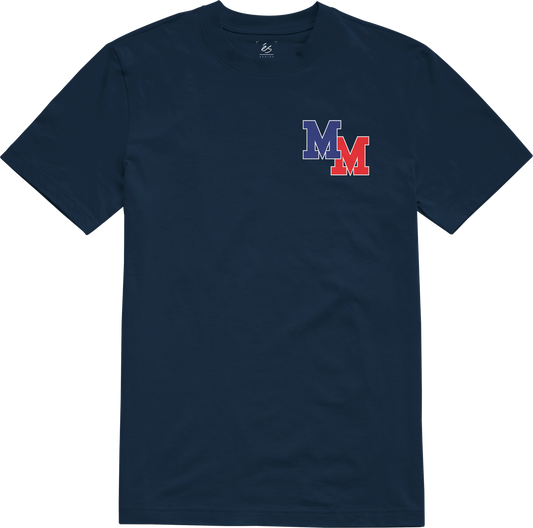 muckmouth tee - shirts & tops - navy - esskateboarding
