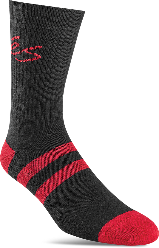 SCRIPT STRIPE CREW SOCK