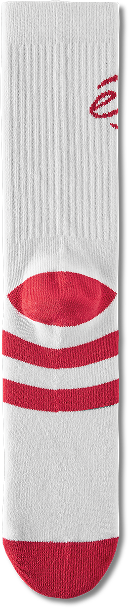 SCRIPT STRIPE CREW SOCK