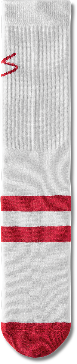 SCRIPT STRIPE CREW SOCK